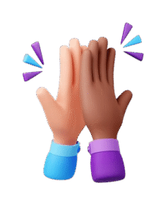 renderização 3d de palmas com efeito sonoro foto grátis removebg preview